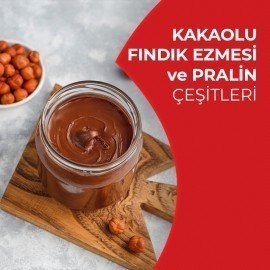 Kakaolu Fındık Ezmesi Ve Pralin Çeşitleri