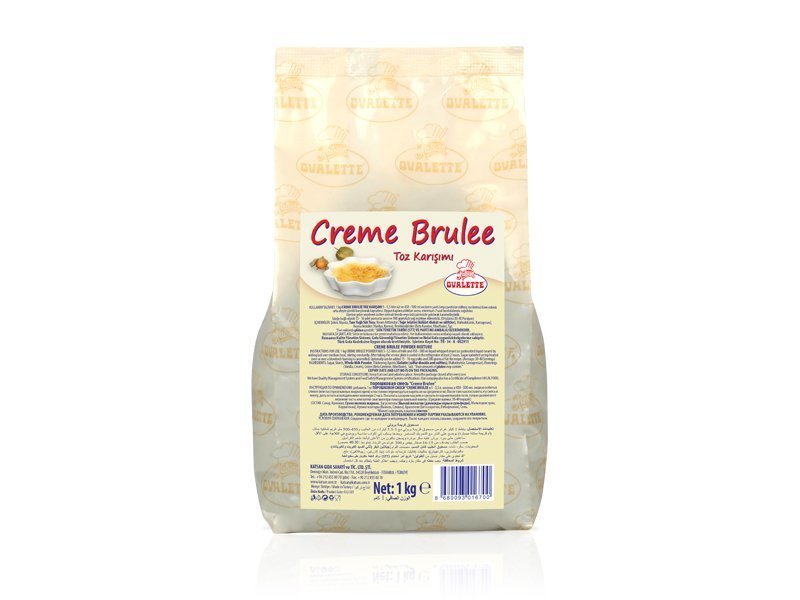 OVALETTE CREME BRULEE TOZ KARIŞIMI 1kg