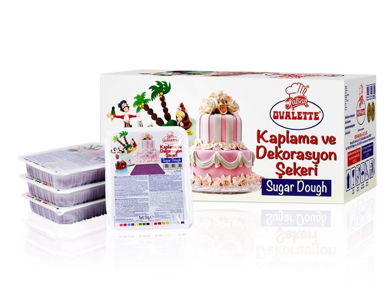 OVALETTE KAPLAMA VE DEKORASYON ŞEKERİ MOR 1 Kg