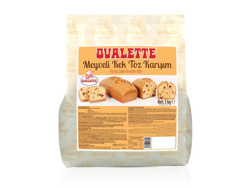 OVALETTE MEYVELİ KEK TOZ KARIŞIMI 3kg
