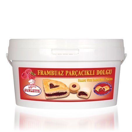 OVALETTE FRAMBUAZ PARÇACIKLI DOLGU 4kg