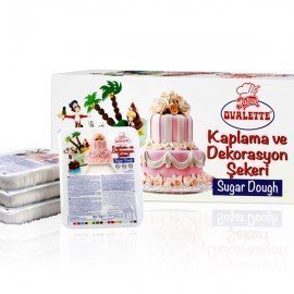 OVALETTE KAPLAMA VE DEKORASYON ŞEKERİ BEYAZ 1 kg