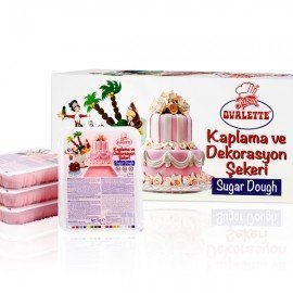 OVALETTE KAPLAMA VE DEKORASYON ŞEKERİ PEMBE 1 kg