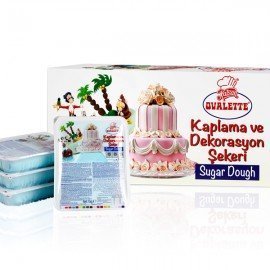 OVALETTE KAPLAMA VE DEKORASYON ŞEKERİ AÇIK MAVİ 1 Kg