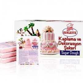 OVALETTE KAPLAMA VE DEKORASYON ŞEKERİ AÇIK PEMBE 1 Kg