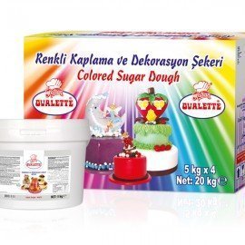 OVALETTE KAPLAMA VE DEKORASYON ŞEKERİ BEYAZ 5 Kg