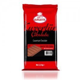 OVALETTE KUVERTÜR %36 SÜTLÜ ÇİKOLATA 2,5KG*8