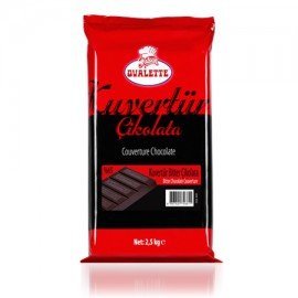 OVALETTE KUVERTÜR %65 BİTTER ÇİKOLATA 2,5KG*8