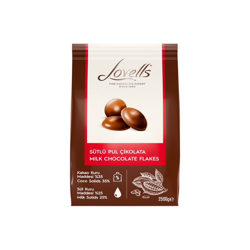 LOVELLS PUL ÇİKOLATA SÜTLÜ 2,5KG*4