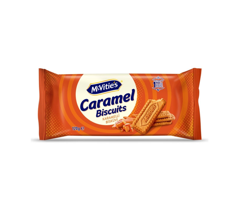 MCVITIE'S BİSKÜVİ DIGESTIVE KARAMELLİ 120GR*16