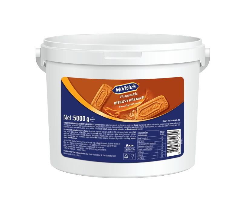 MCVITIE'S PARÇACIKLI BİSKÜVİ KREMASI 5KG