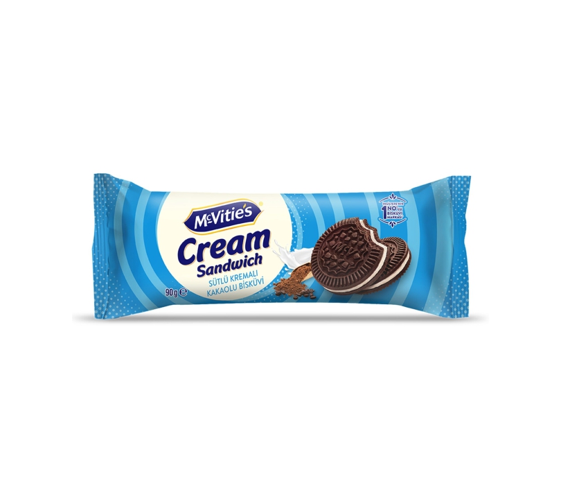 MCVITIE'S BİSKÜVİ SÜT&KAKAO&KREMALI 90GR*18